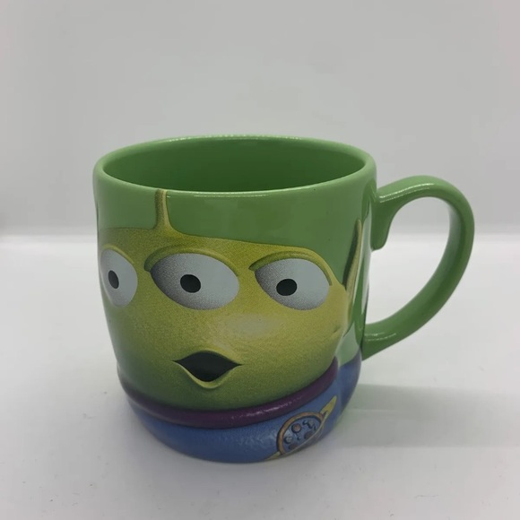 Disney Store Toy Story Aliens Green Men Coffee Mug 'OOOOO' Used Condition - Picture 3 of 15